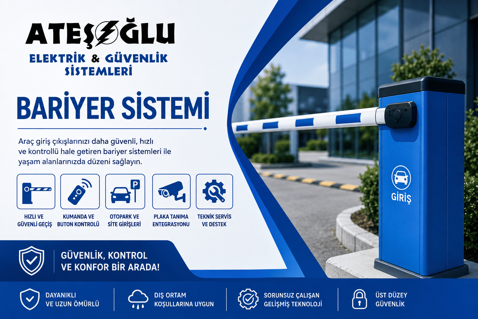 Güneşli Bariyer Sistemi | Ateşoğlu Elektrik ve Güvenlik