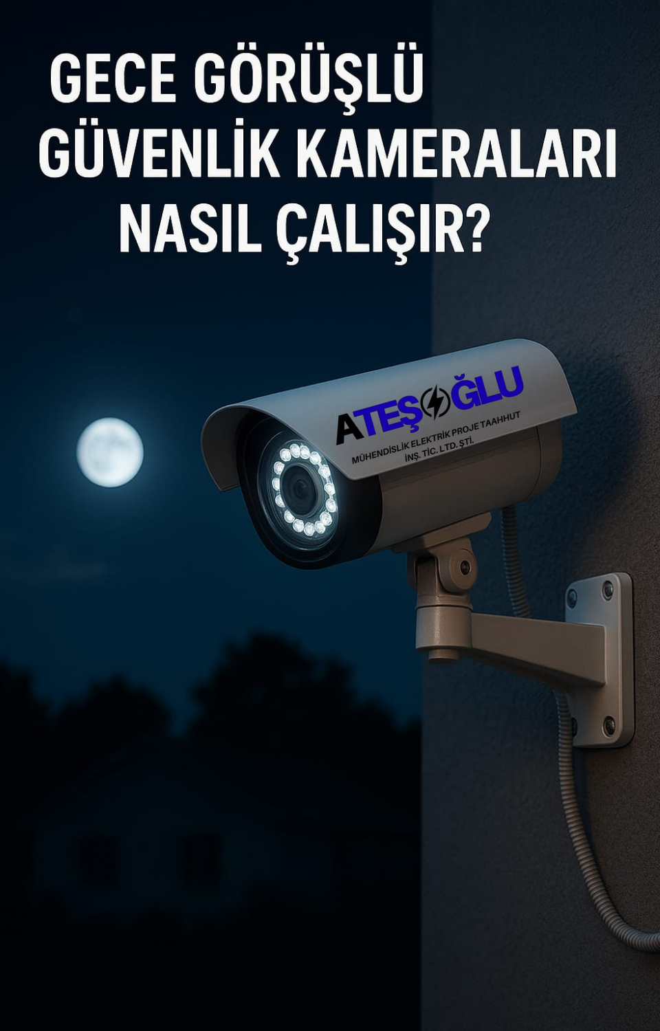 Gece Görüşlü Güvenlik Kameraları Nasıl Çalışır?