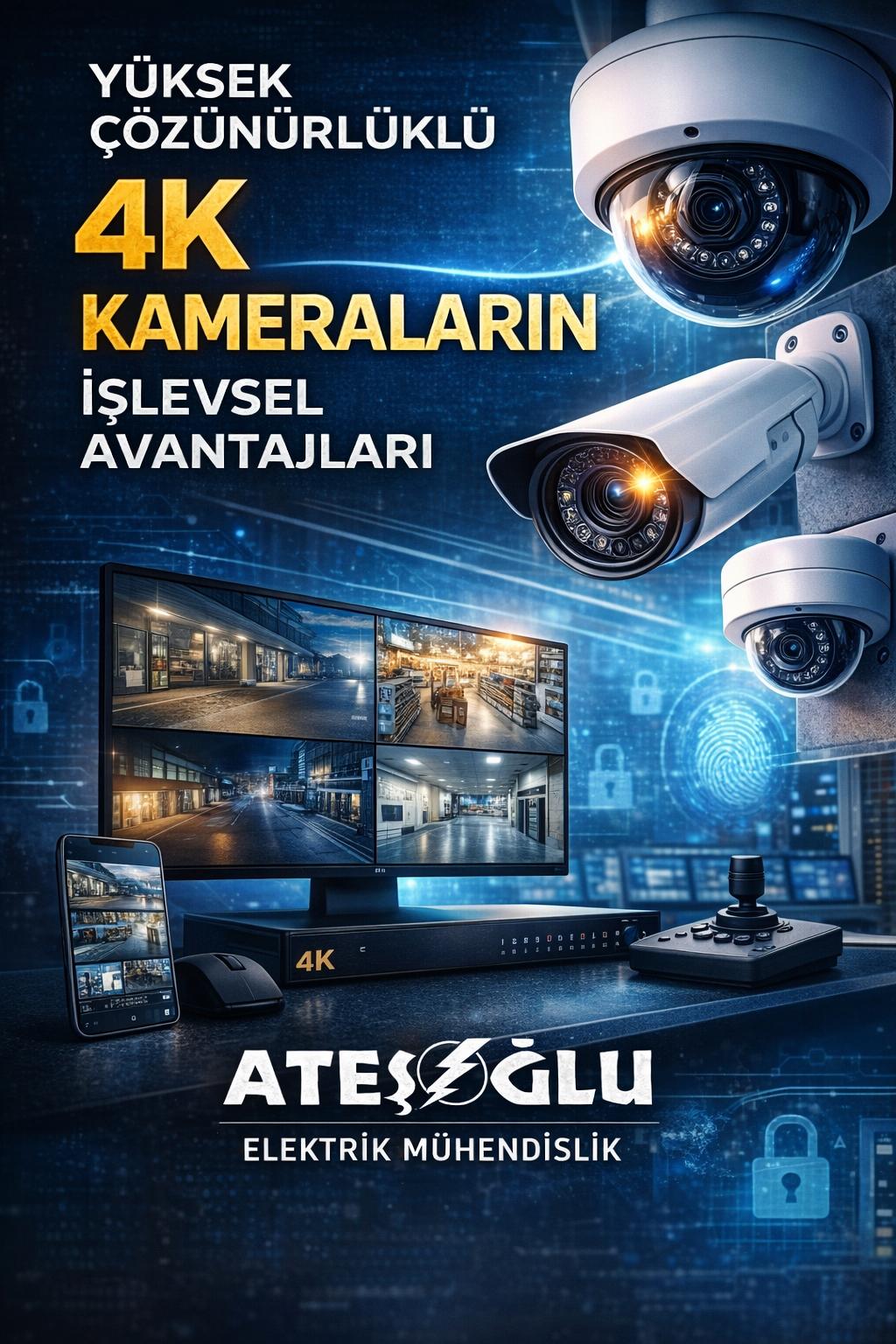 Yüksek Çözünürlüklü 4K Kameraların İşlevsel Avantajları