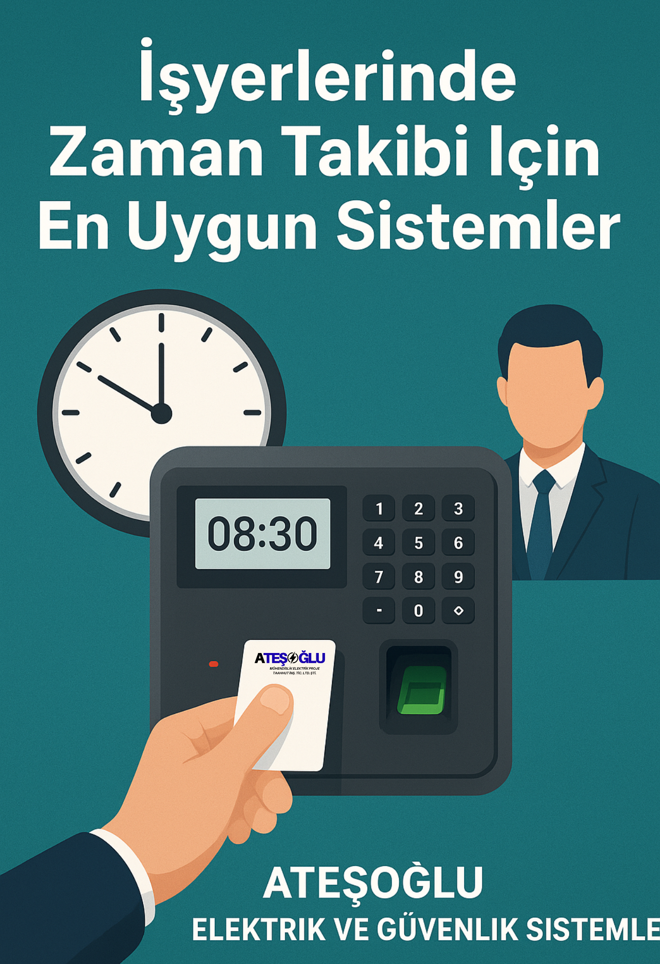 İşyerlerinde Zaman Takibi İçin En Uygun Sistemler – Ateşoğlu Elektrik ve Güvenlik Sistemleri