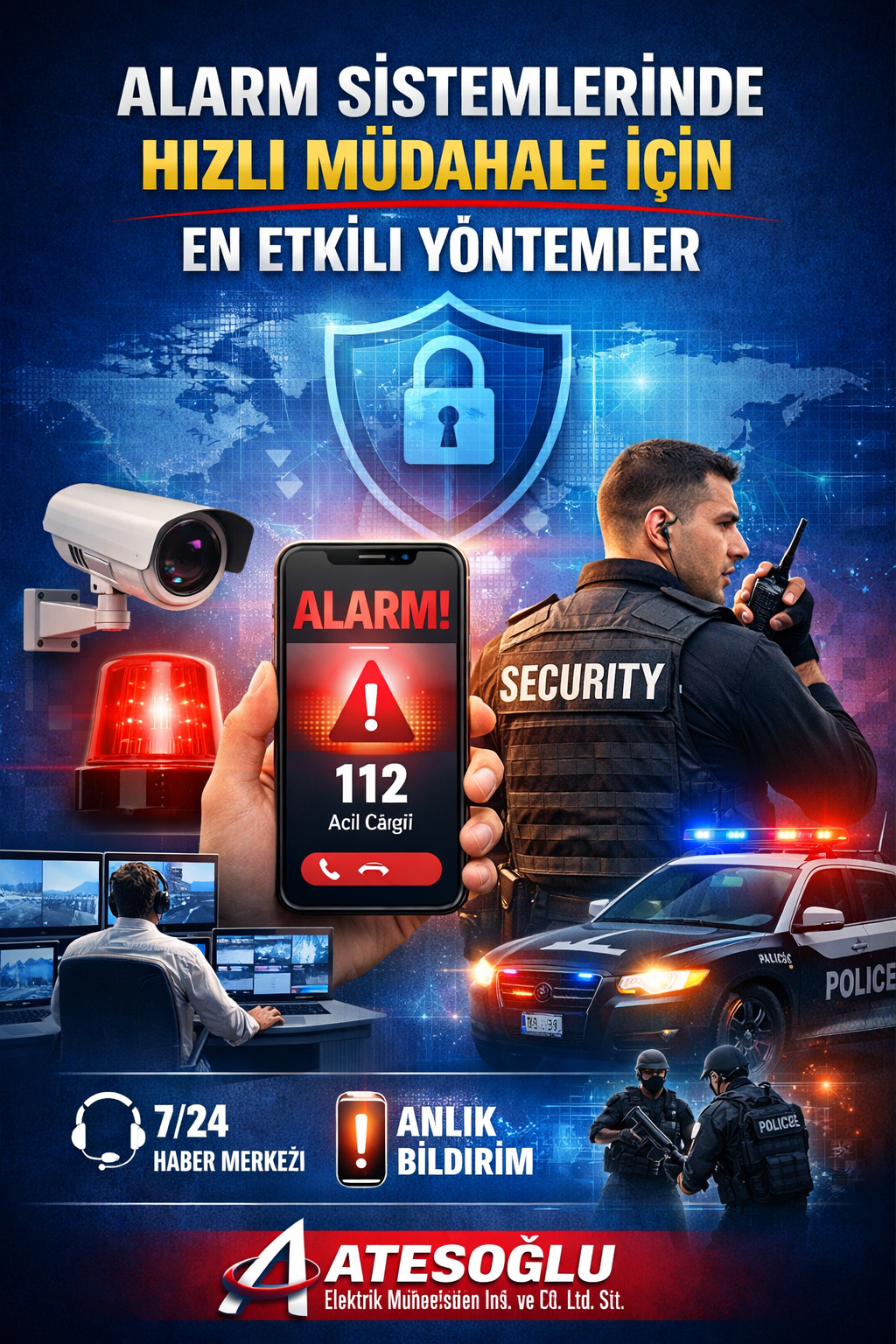 Alarm Sistemlerinde Hızlı Müdahale İçin En Etkili Yöntemler  Ateşoğlu Elektrik Mühendislik İnş. ve Tic. Ltd. Şti.