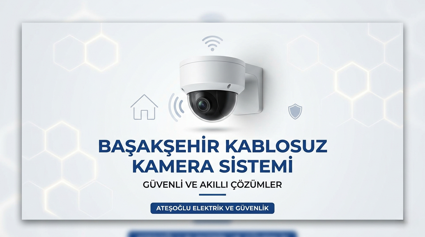 Başakşehir Kablosuz Kamera Sistemi | Ateşoğlu Elektrik ve Güvenlik