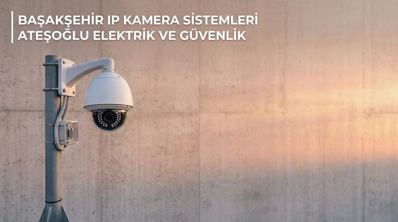 Başakşehir IP Kamera Sistemleri | Ateşoğlu Elektrik ve Güvenlik