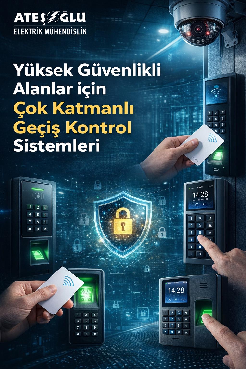 Yüksek Güvenlikli Alanlar için Çok Katmanlı Geçiş Kontrol Sistemleri