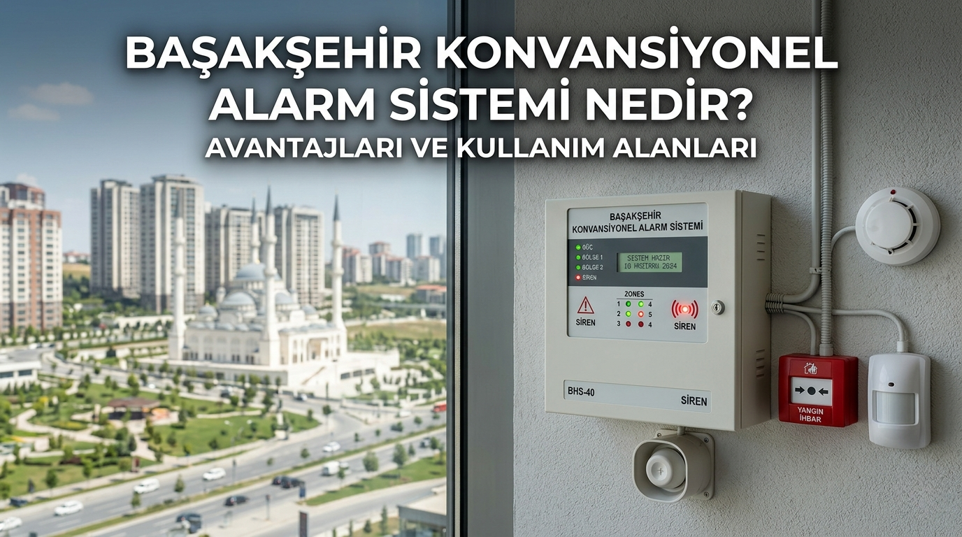 Başakşehir Konvansiyonel Alarm Sistemi | Ateşoğlu Elektrik ve Güvenlik