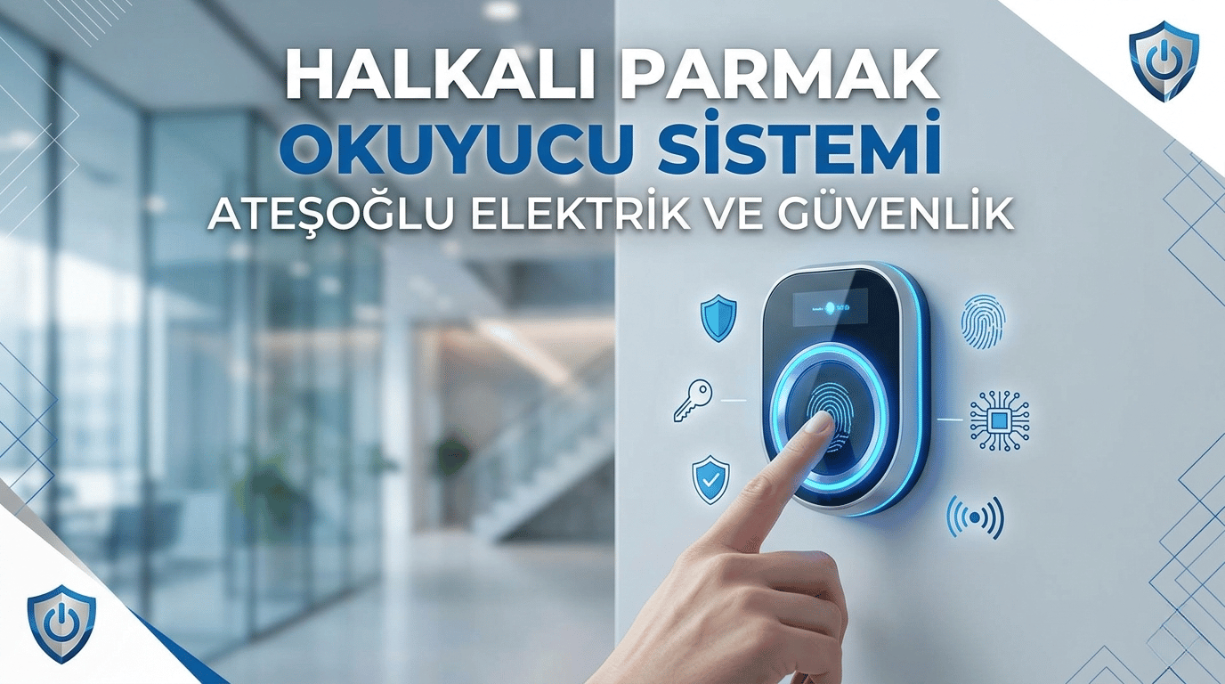 Halkalı Parmak Okuyucu Sistemi | Ateşoğlu Elektrik ve Güvenlik