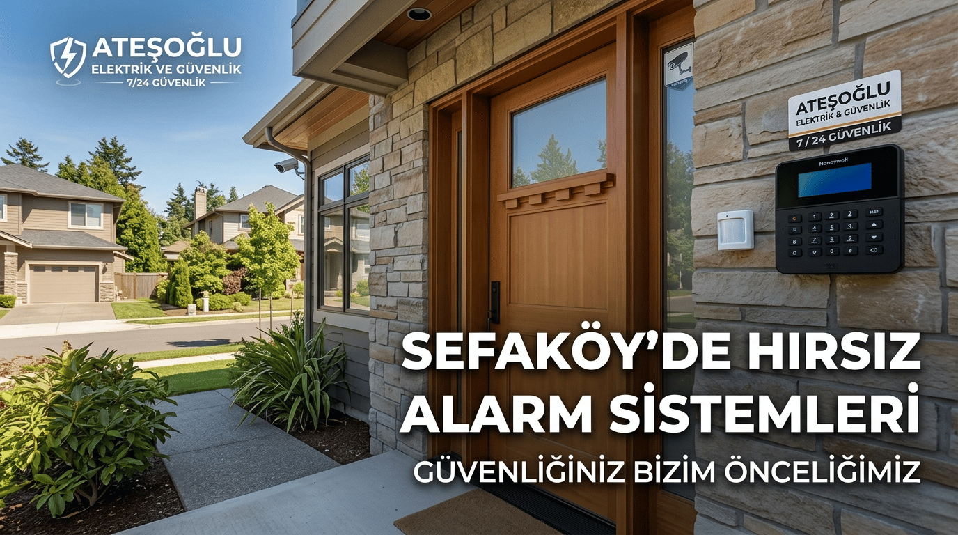 Sefaköy’de Hırsız Alarm Sistemleri | Ateşoğlu Elektrik ve Güvenlik