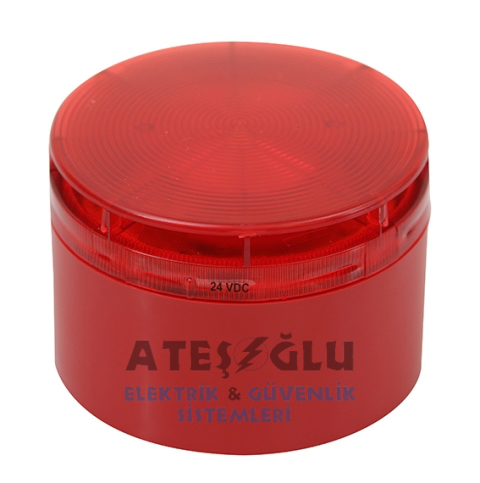 Eleks AS1224-LED Konvansiyonel Yangın Alarm Sireni